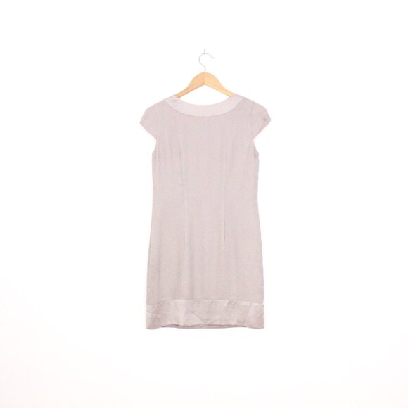*H&M Grey Straight Cap Sleeve Dress - Picture 7 of 7